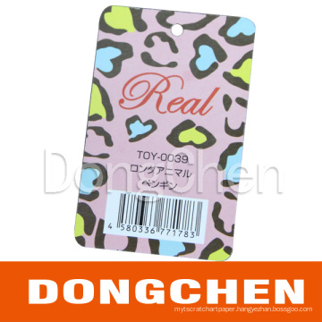 Paper Two Side Printing Garment Hang Tags Esign